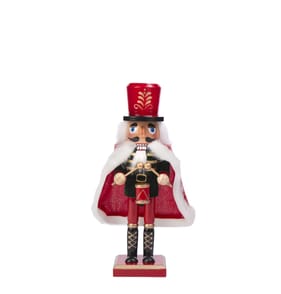 Festive Feeling Wooden Christmas Nutcracker 25cm - Green