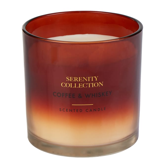 Serenity Collection Scented Candle Coffee & Whiskey 1.2kg