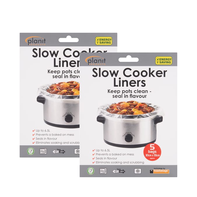 Planit Toastabags 5 Slow Cooker Liners Bags x2