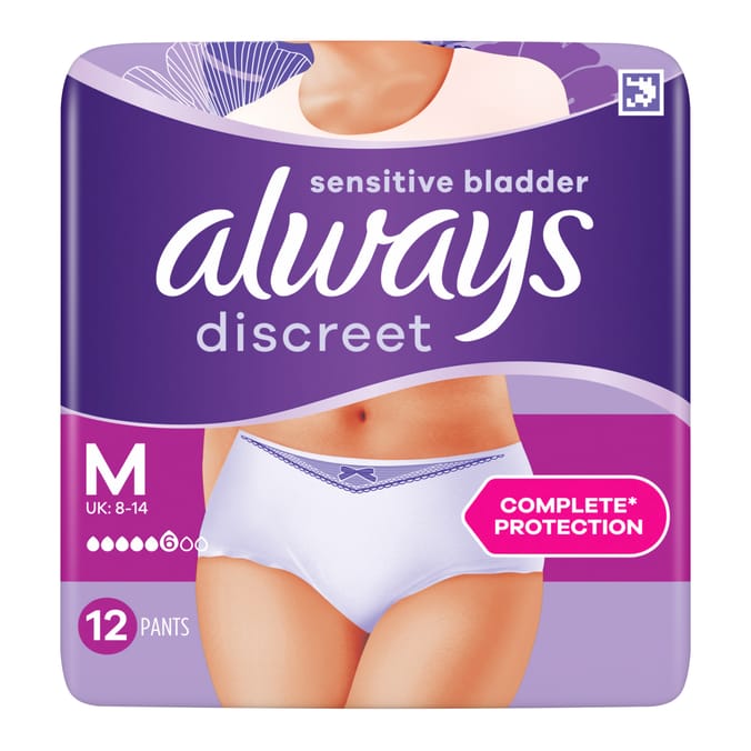 Always Discreet Underwear Incontinence Pants Medium 12s - Normal