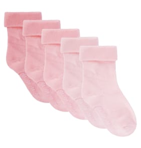 Pure Baby Socks 5 Pack - Pink 18-24 Months