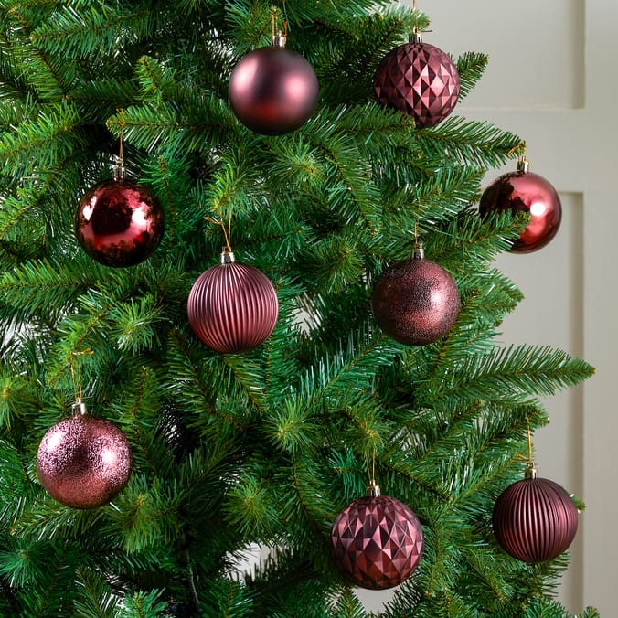 Festive Feeling 8cm Christmas Bauble 20 Pack