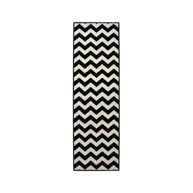 Essentials Maestro Zig-Zag Runner - Mono 55 x 185cm