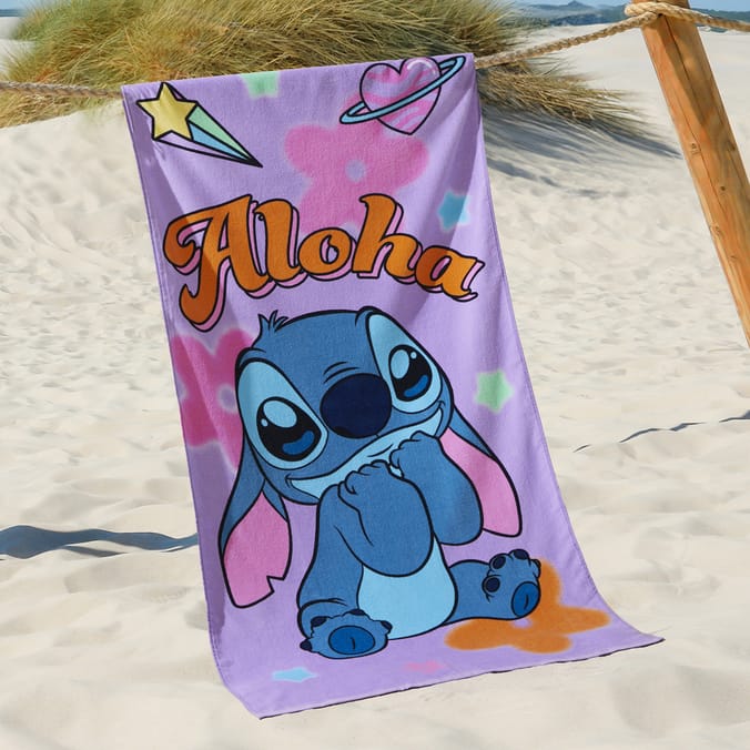 Disney Stitch Beach Towel