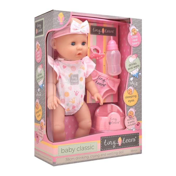 Tiny Tears Baby Classic Doll 38cm
