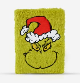 Grinch Fluffy Notebook
