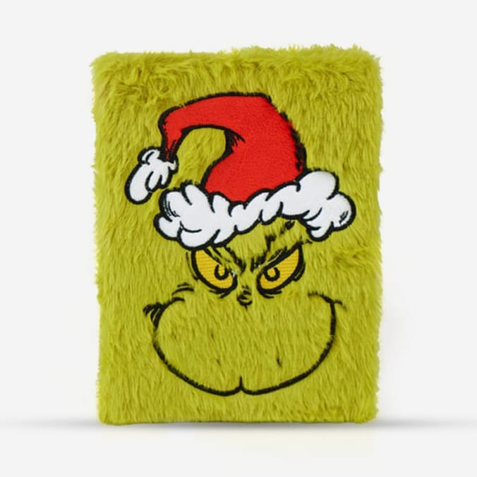 Grinch Fluffy Notebook