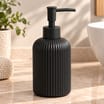 Ribbed Ceramic Soap Dispenser