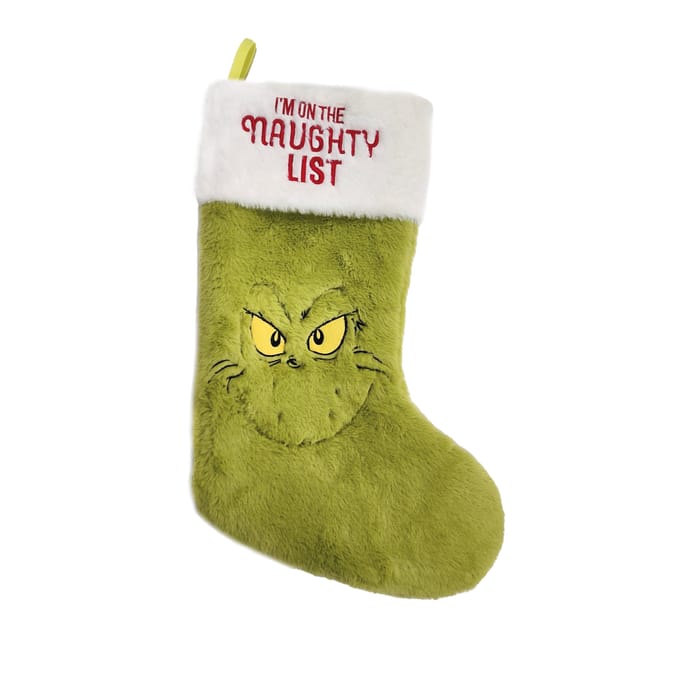 The Grinch Naughty/Nice List Stocking