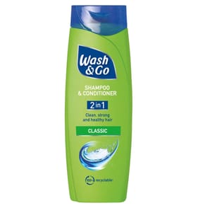 Wash & Go 2 In 1 Shampoo & Conditioner 400ml
