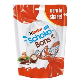 Kinder Milk and Hazelnut Schoko Bons 200g
