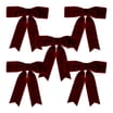 Winter Charm Velvet Bow 5 Pack