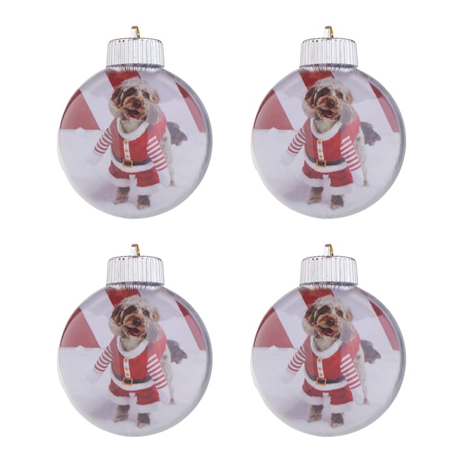 Festive Feeling Photo Bauble 4 Pack