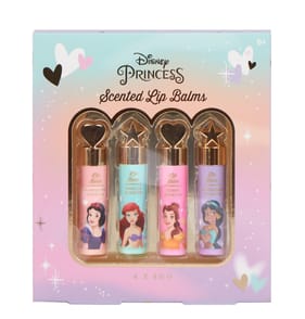 Disney Princess Scented Lip Balms 4 Pack