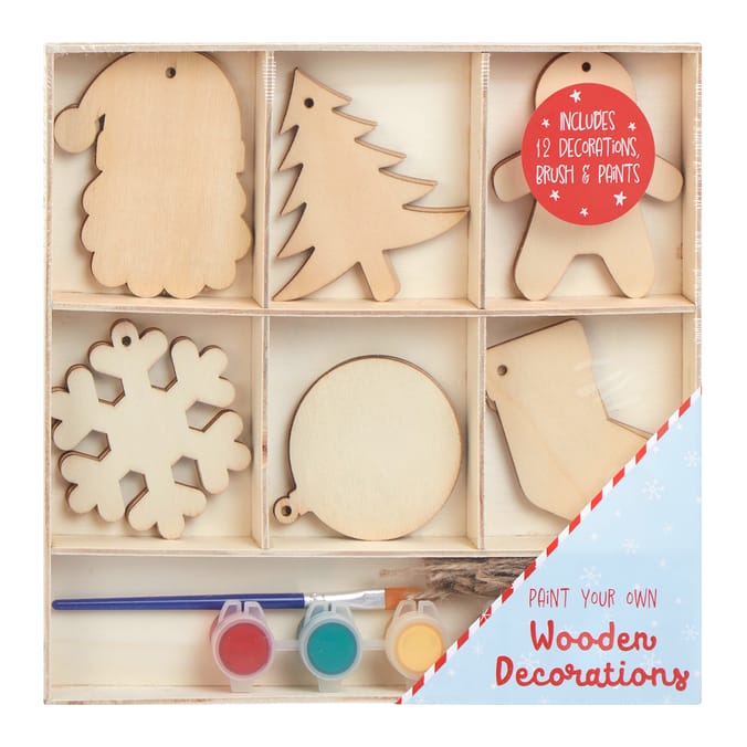 Paint Your Own Wooden Decorations
