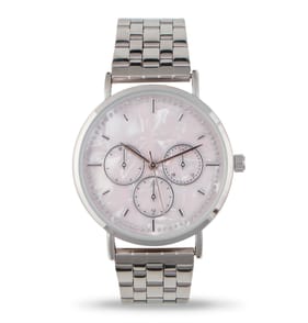 A La Mode Diamante Ladies Watch - Silver