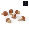 Hinch Home Wicker Mushrooms & Acorns Assorted