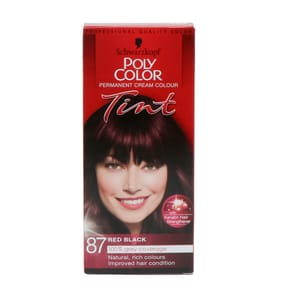 Schwarzkopf Poly Color Cream Colour 87 Red Black Actions