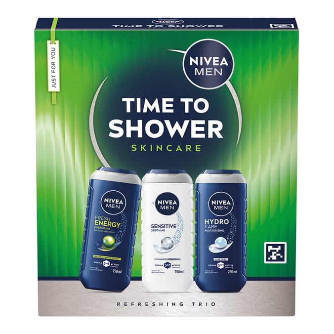 Nivea Men Time To Shower Gift Set    