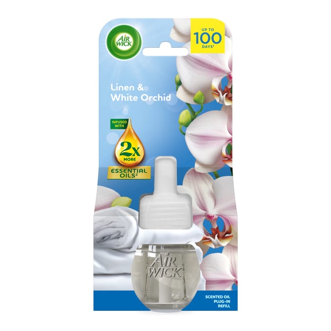 Air Wick Linen & White Orchid Plug-in Single Refill 19ml