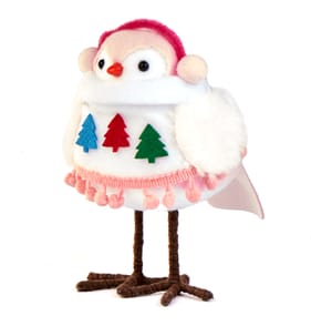 Joyful Plush Bird Decoration 