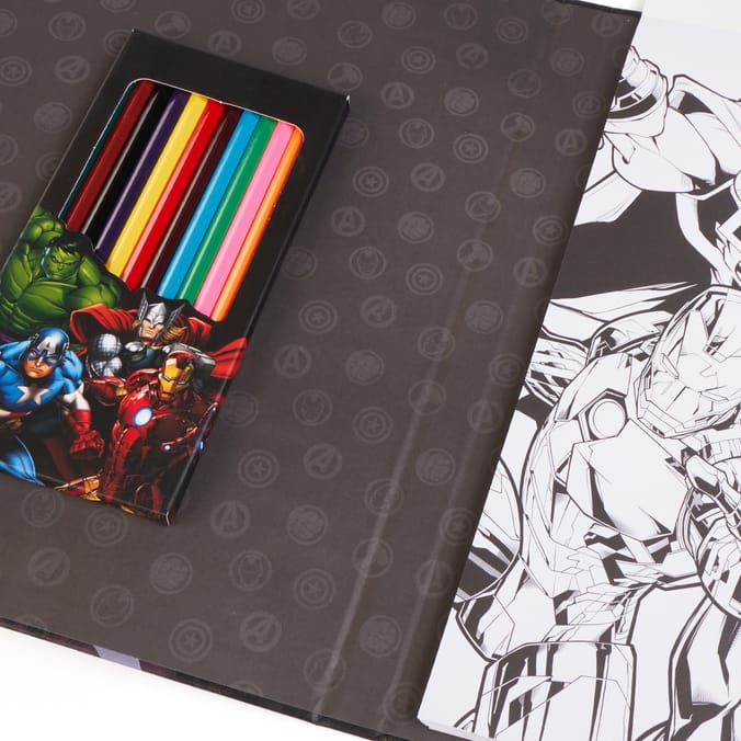 Marvel Avengers Colouring Set