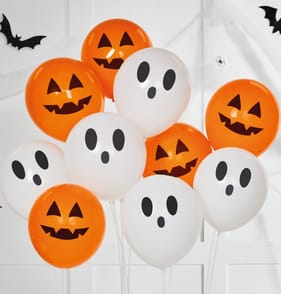 Hallow Scream Spooky Balloons 10 Pack