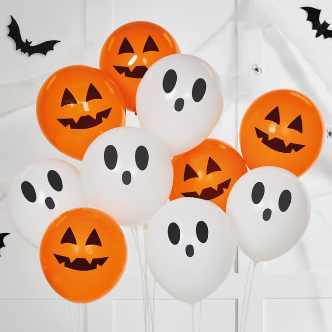 Hallow Scream Spooky Balloons 10 Pack