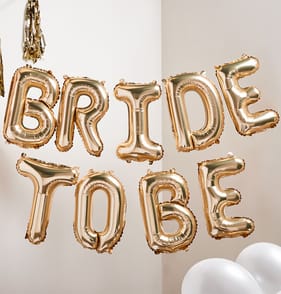 Bride Squad Giant Foil Balloon Bunting