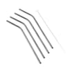 Eco Friendly Reusable Drinking Straws 4 Pack - Stainless Steel