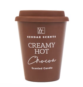  Sundae Scents Travel Mug Scented Candle 300g -  Creamy Hot Chocoa