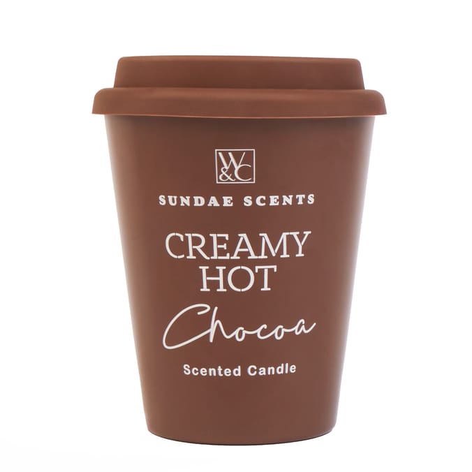  Sundae Scents Travel Mug Scented Candle 300g -  Creamy Hot Chocoa
