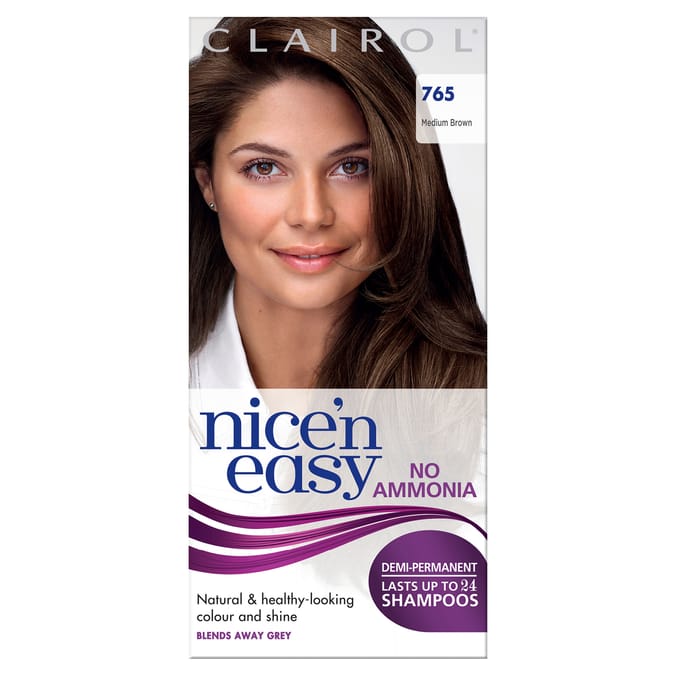 Clairol Nice'n Easy No Ammonia Hair Dye - 765 Medium Brown