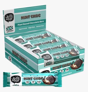Yubi Bar Plant Based Chocolate Bar 12 x 35g - Mint Choc