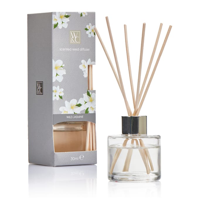 Wickford & Co Scented Reed Diffuser 30ml - Wild Jasmine 