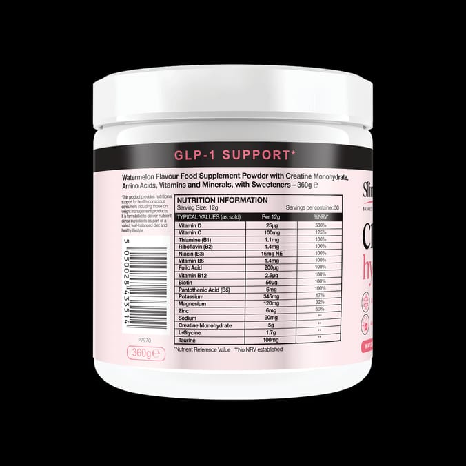 Slimfast Creatine Hydration 360g - Watermelon