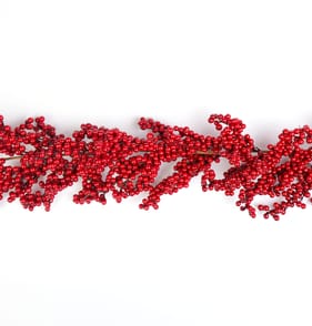 Festive Feeling 6ft Red Berry Christmas Garland