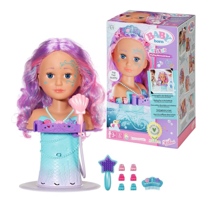 Baby Born Sister Styling Mermaid Head