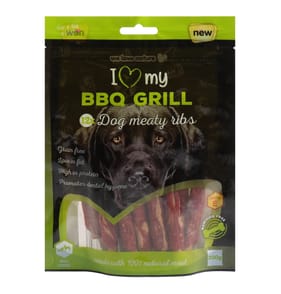 I Love My Pets BBQ Grill Dog Meaty Ribs 200g