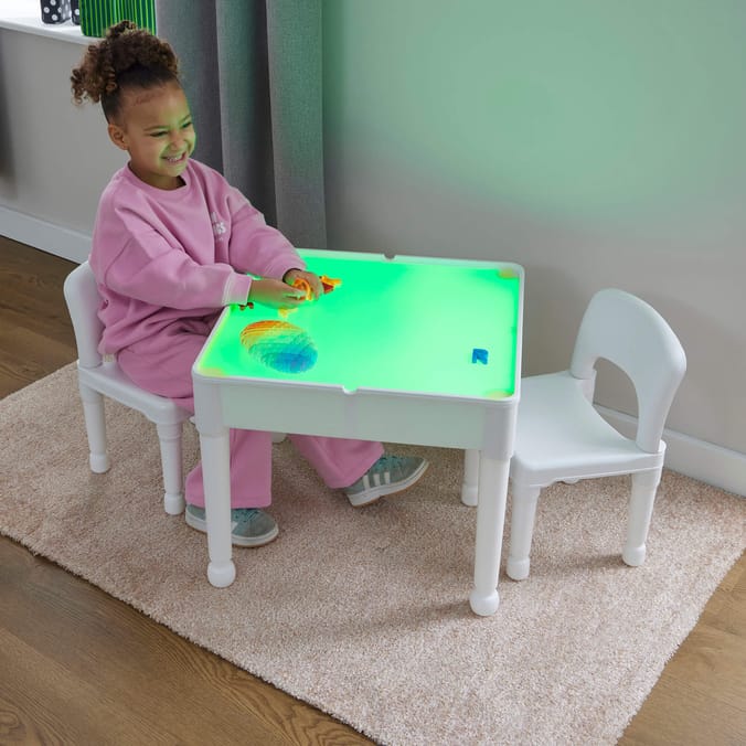 Liberty House Toys Light Table and Two Chairs Set