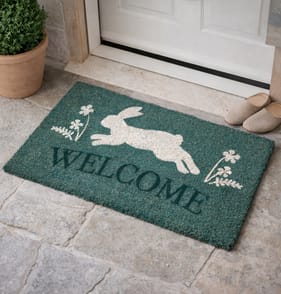 The Lifestyle Edit Tranquillity Bunny Coir Door Mat