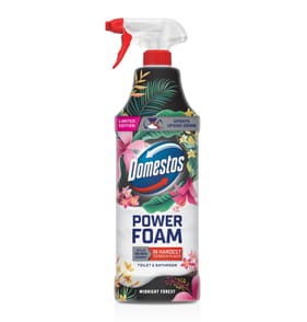 Domestos Power Foam Toilet and Bathroom Cleaner 380ml -  Midnight Forest