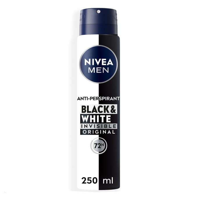 Nivea Men Black & White Original 72h Anti-perspirant Deodorant 250ML