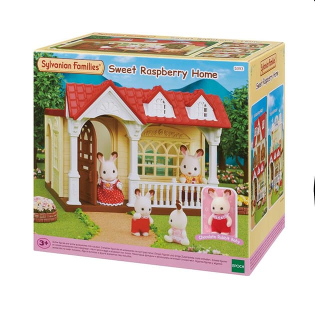 Sylvanian Families Sweet Raspberry Home Playset Home Bargains