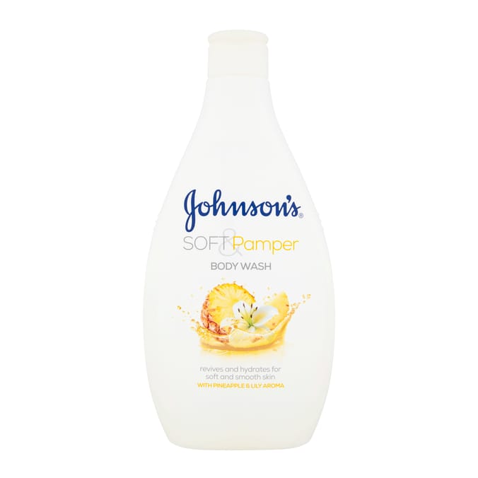 Johnson's Soft & Pamper Body Wash with Pineapple & Lily Aroma 400ml