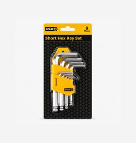  Equip Tools Short Hex Key Set