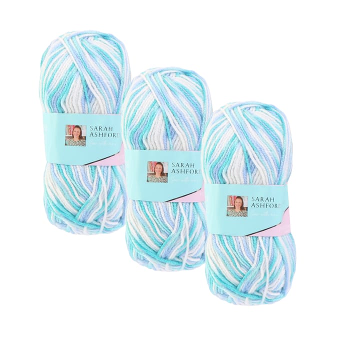 Sarah Ashford Printed Yarn 50g 3 Pack