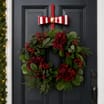 Festive Feeling Christmas Bow Wreath Hanger