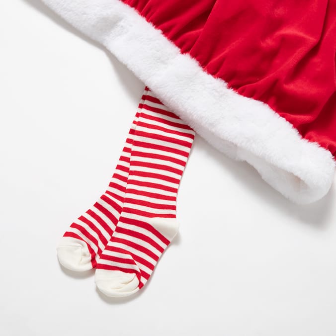 Festive Fun Baby Santa Dress Set 3 Pieces