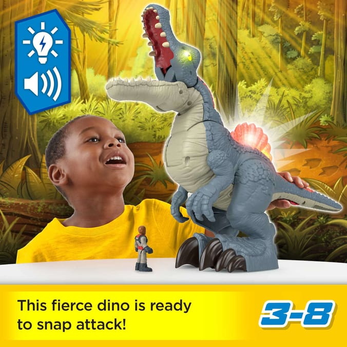 Imaginext Jurassic World Ultra Snap Spinosaurus HML41